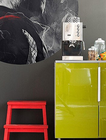 Photo Murale Ronde Marvel Avengers Thor peinture Chris Hemsworth - 125 cm