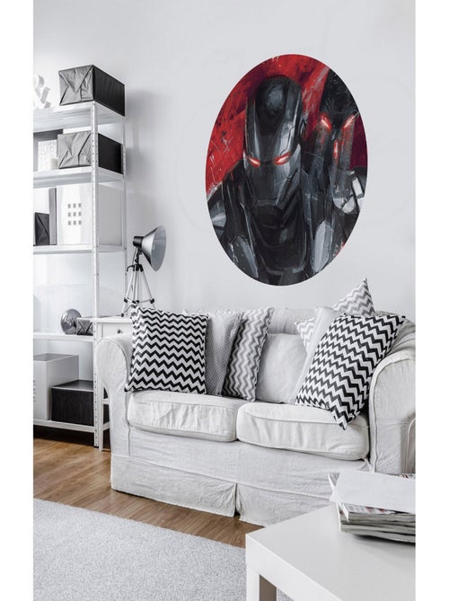 Photo Murale Ronde  Marvel Avengers War-Machine peinture - 125 cm - Kiabi