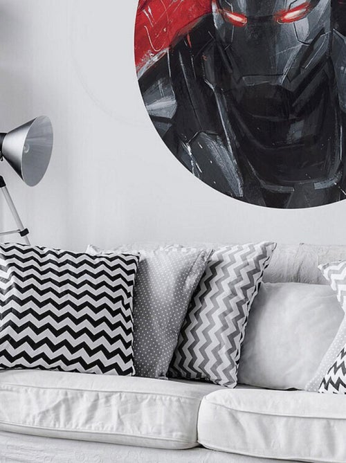 Photo Murale Ronde  Marvel Avengers War-Machine peinture - 125 cm - Kiabi