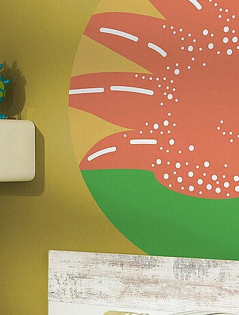 Photo Murale Ronde Petit Dinosaure Proto - 125 cm