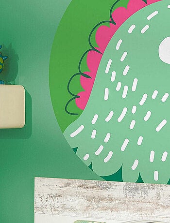 Photo Murale Ronde Petit Dinosaure Tyrannosaure - 125 cm