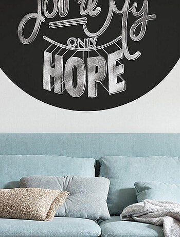 Photo Murale Ronde Star Wars Help Me Obi Wan - 125 cm