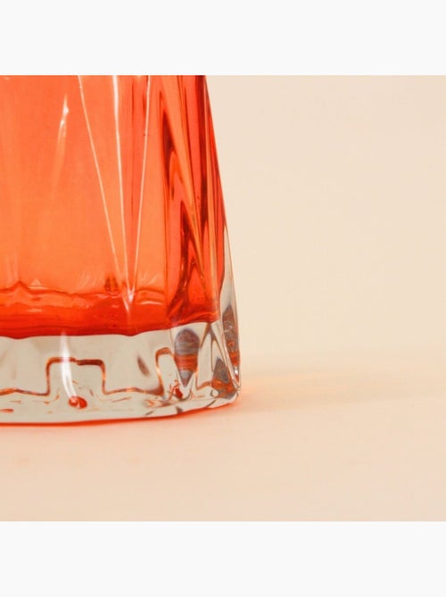 Photophore à facettes en verre 14x8cm - Kiabi Photophore à facettes en verre 14x8cm - Kiabi