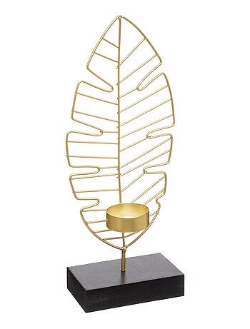 Photophore de Noël design métal Jungle électro