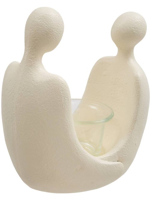 Photophore décoratif silhouette couple mora - Kiabi