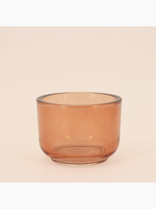 Photophore design fumé en verre d10cm - Kiabi Photophore design fumé en verre d10cm - Kiabi