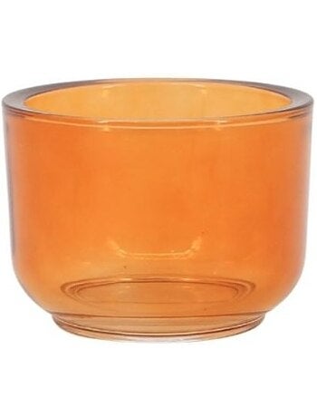 Photophore design fumé en verre d10cm