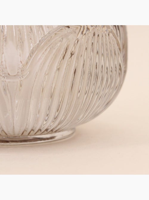 Photophore en verre forme fleur 11cm - Kiabi