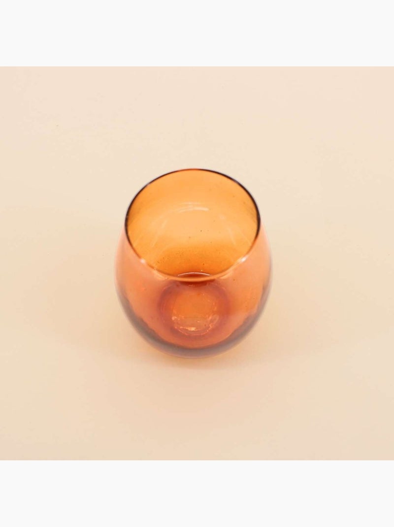 Photophore en verre irisé 11cm Doré - Kiabi