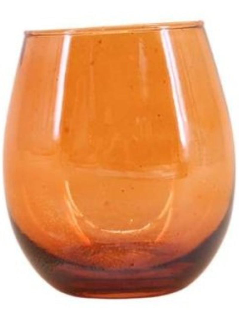 Photophore en verre irisé 11cm Doré - Kiabi