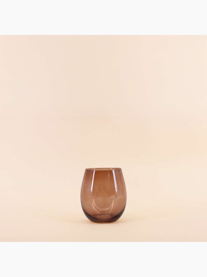 Photophore en verre irisé 11cm Marron - Kiabi