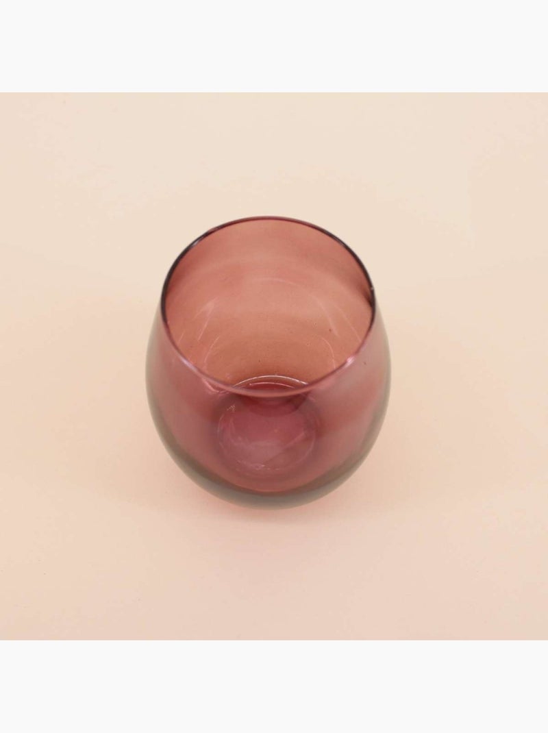 Photophore en verre irisé 11cm Violet - Kiabi