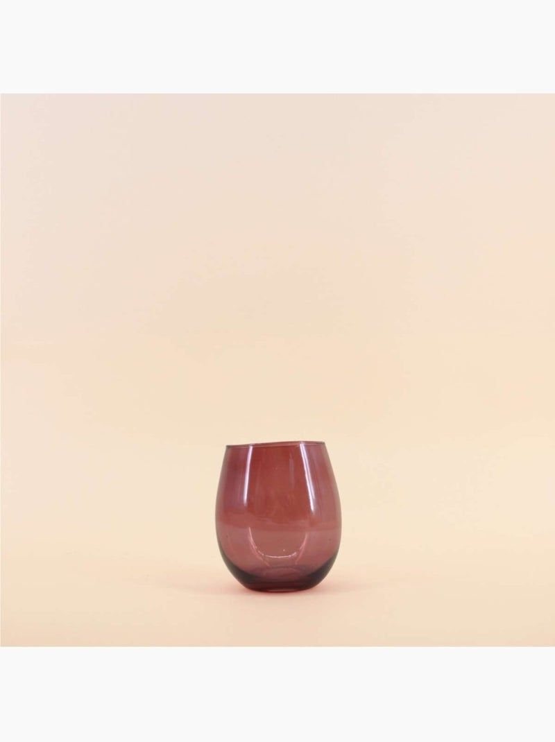 Photophore en verre irisé 11cm Violet - Kiabi