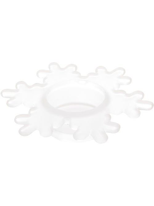 Photophore flocon D.15 cm verre - Kiabi