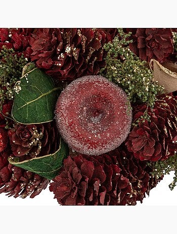 Photophore nature pomme rouge