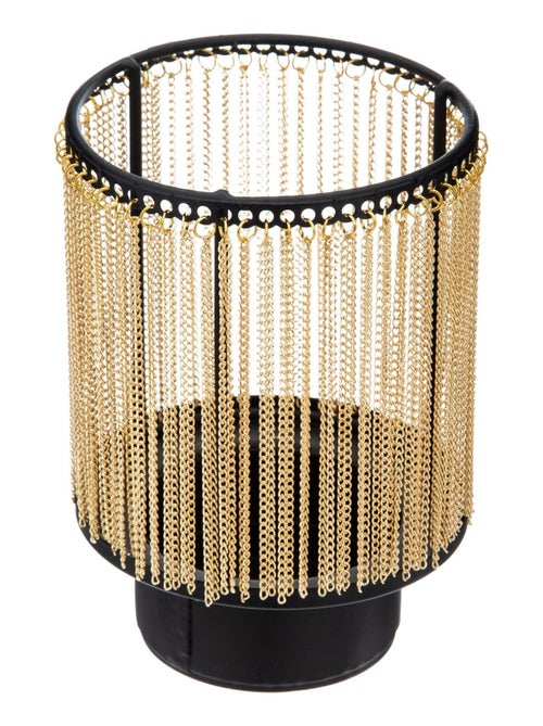 Photophore rond avec chaine MILANO - Kiabi Photophore rond avec chaine MILANO - Kiabi