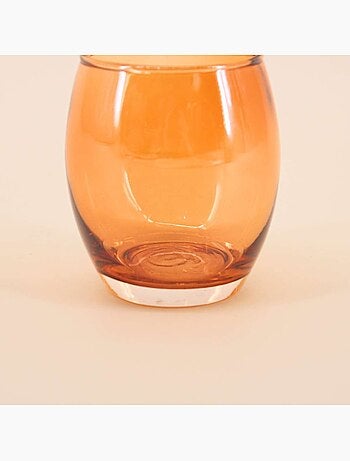 Photophore rond en verre irisé 9cm