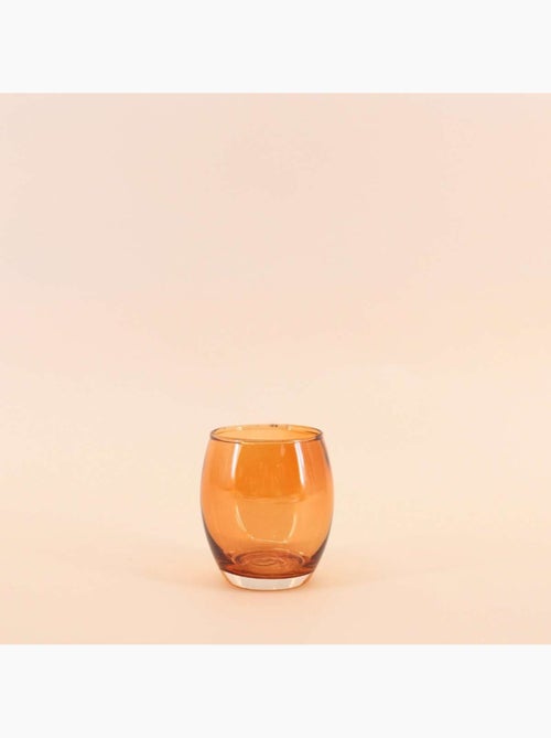 Photophore rond en verre irisé 9cm - Kiabi