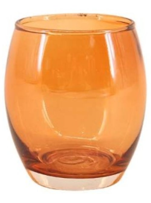 Photophore rond en verre irisé 9cm - Kiabi