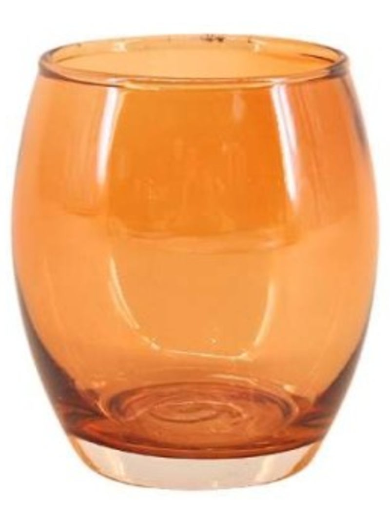 Photophore rond en verre irisé 9cm Doré - Kiabi