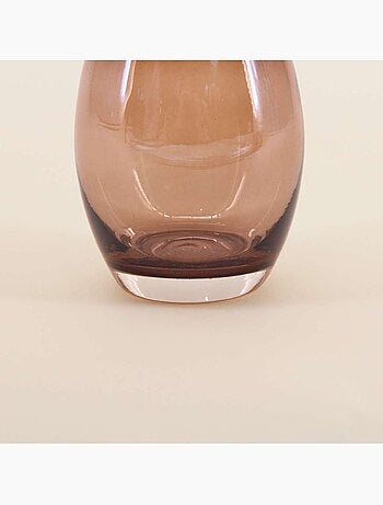 Photophore rond en verre irisé 9cm