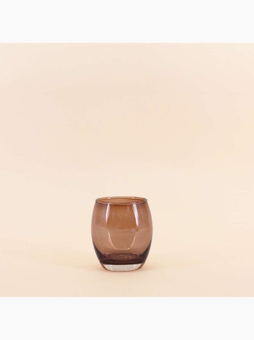 Photophore rond en verre irisé 9cm - Kiabi