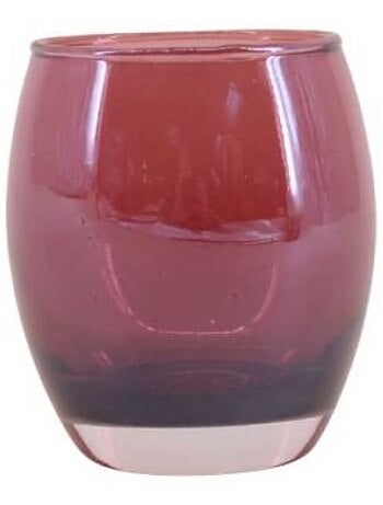 Photophore rond en verre irisé 9cm