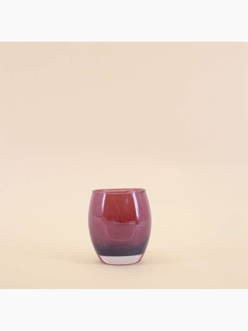Photophore rond en verre irisé 9cm - Kiabi