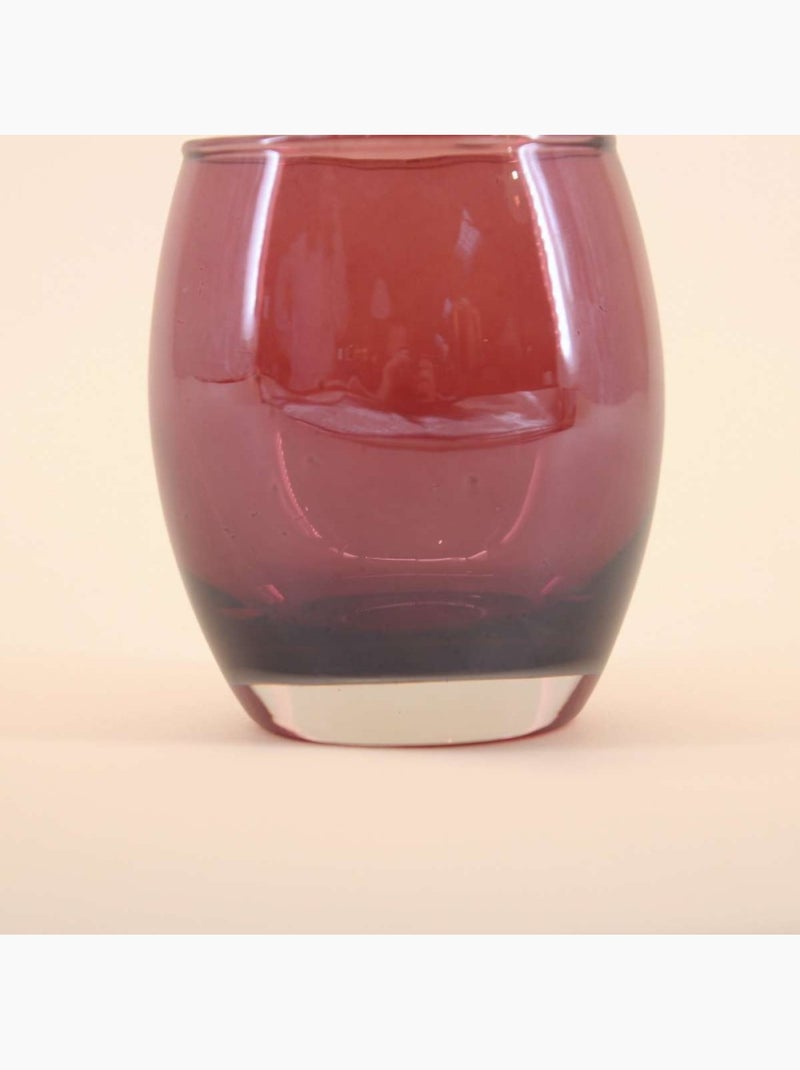 Photophore rond en verre irisé 9cm Violet - Kiabi