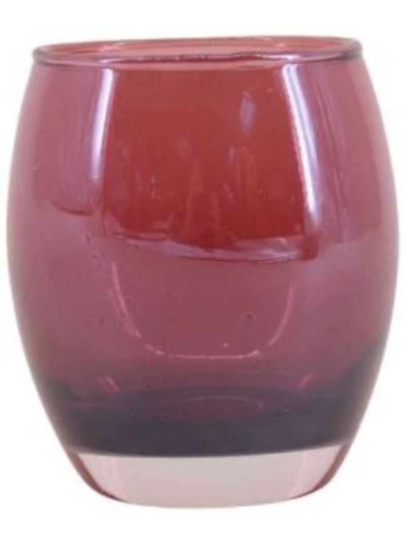 Photophore rond en verre irisé 9cm Violet - Kiabi