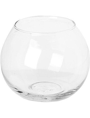 Photophore rond en verre rohan