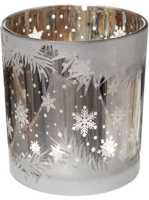 Photophore Verre Cylindre 2 Imprimé D 7 cm - Kiabi