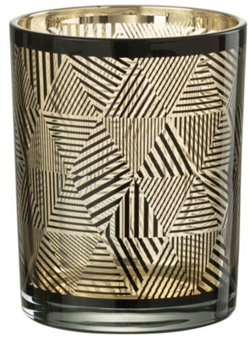 Photophore verre motifs géométriques - AFIBEL - Kiabi