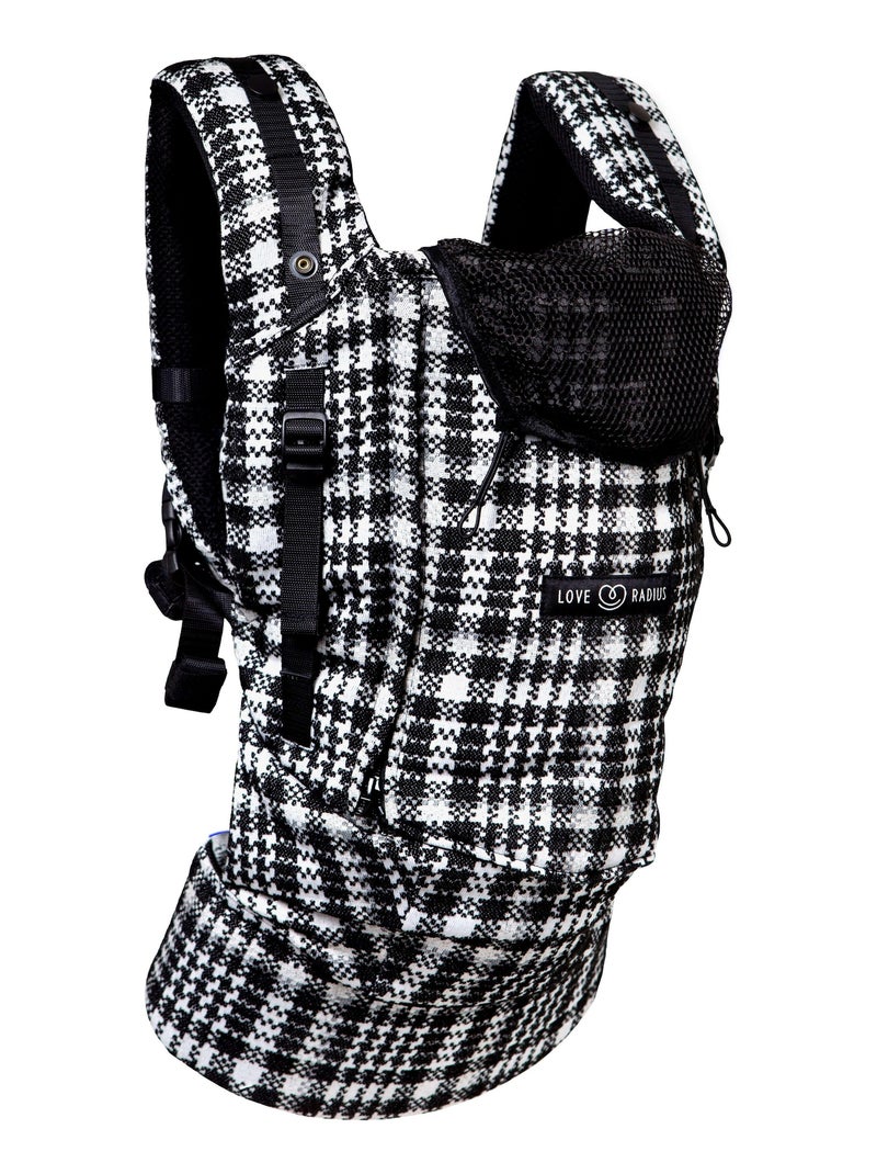 PhysioCarrier 4m+ PRINCE DE GALLES Noir Blanc - Kiabi