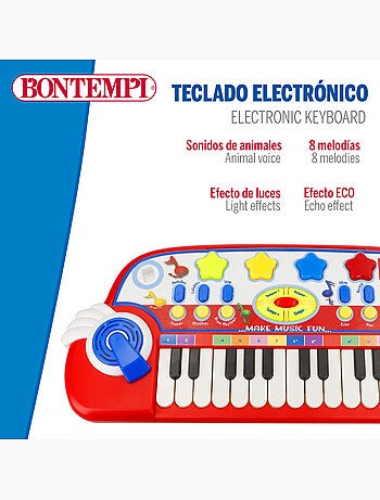 Piano bébé avec microphone bontempi