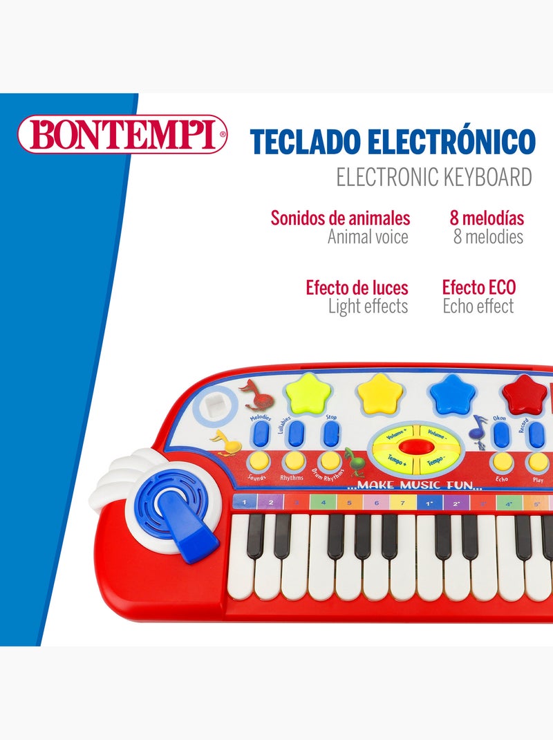 Piano bébé avec microphone bontempi N/A - Kiabi