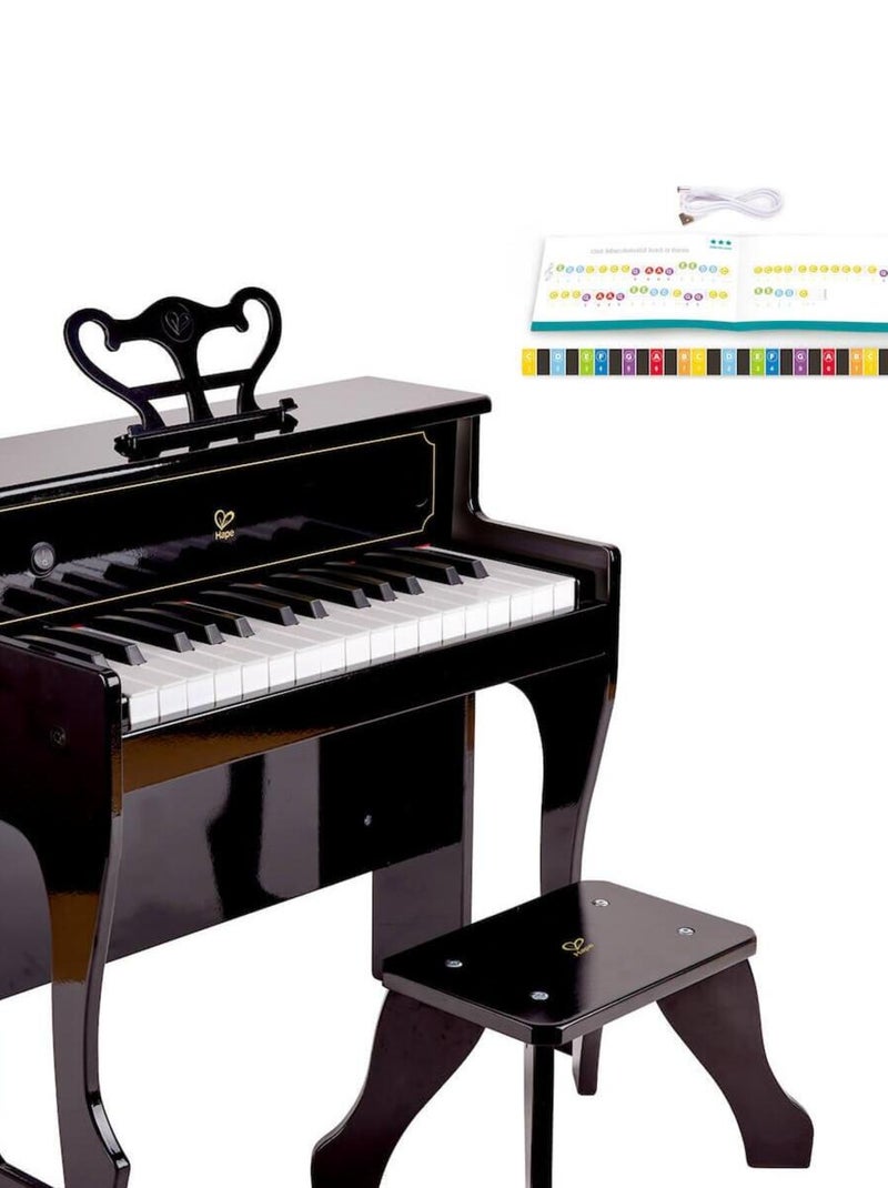 Piano droit sur pieds électronique noir N/A - Kiabi