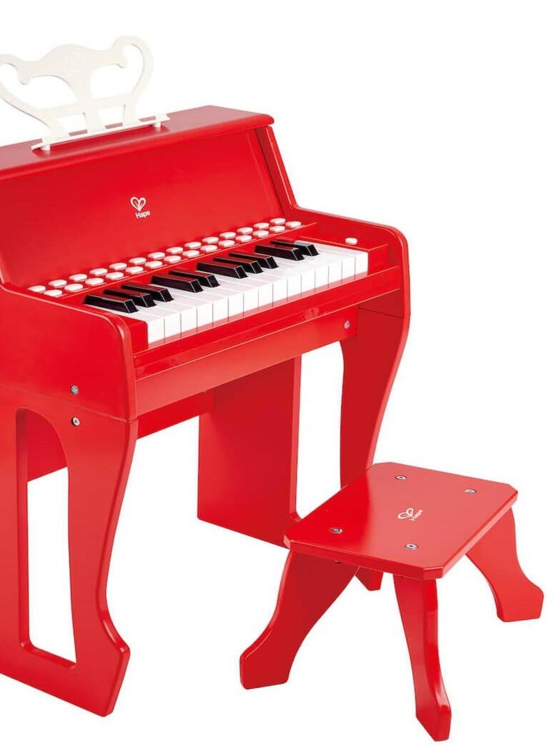 Piano droit sur pieds électronique rouge N/A - Kiabi