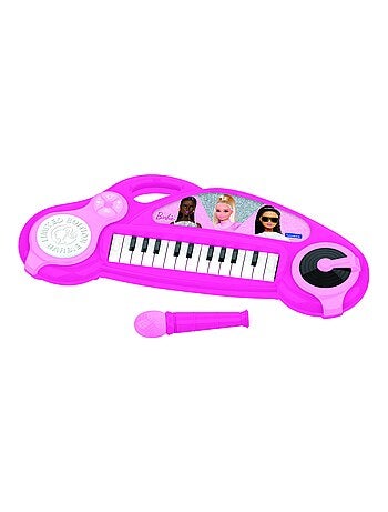 Piano électronique Barbie avec effets lumineux et microphone