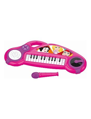 Piano électronique Disney Princesse avec effets lumineux et microphone