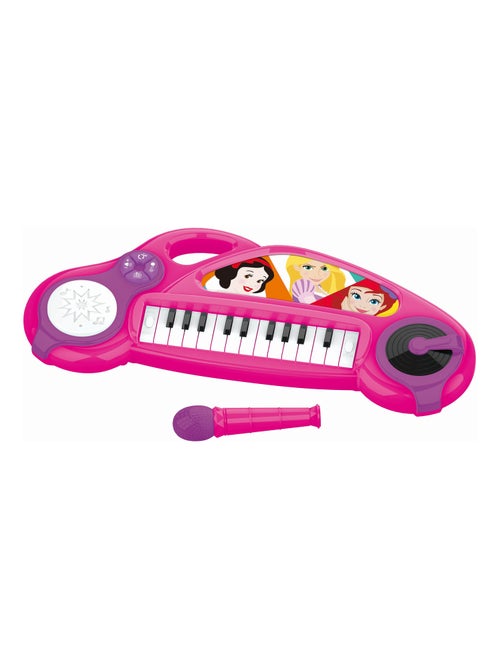 Piano électronique Disney Princesse avec effets lumineux et microphone - Kiabi