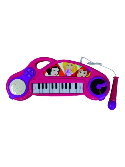 Piano électronique Disney Princesse avec effets lumineux et microphone - Kiabi