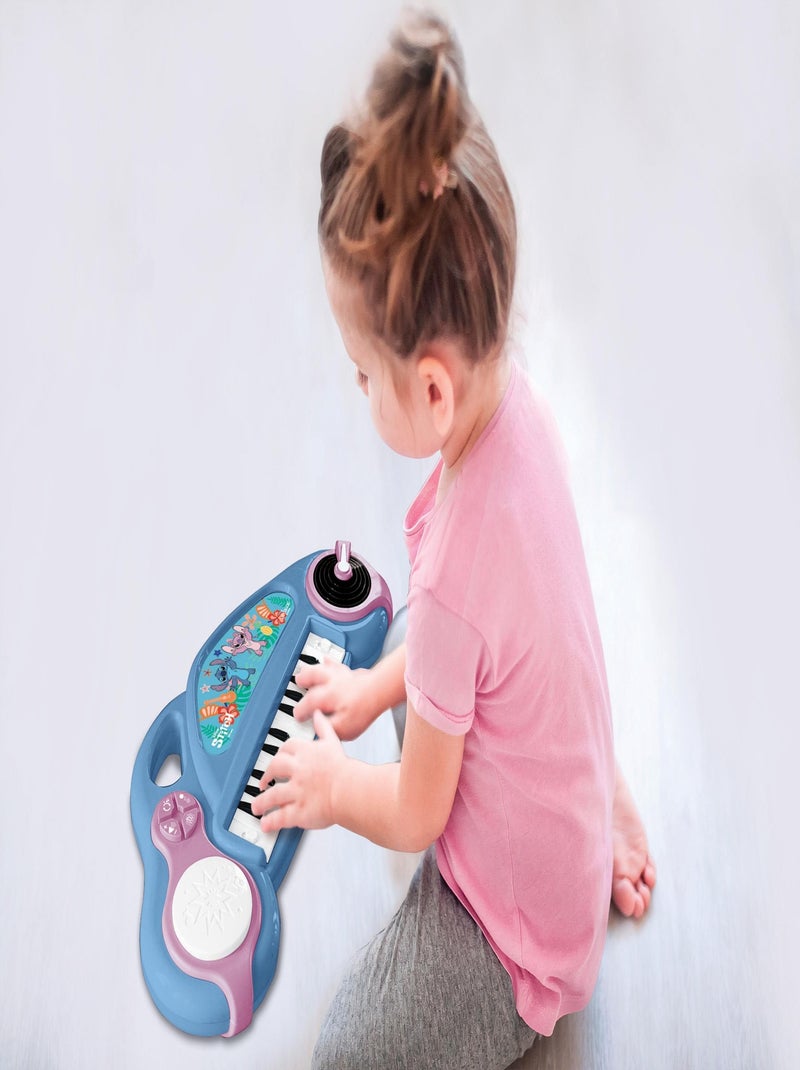 Piano électronique pour enfants Stitch avec effets lumineux Bleu - Kiabi