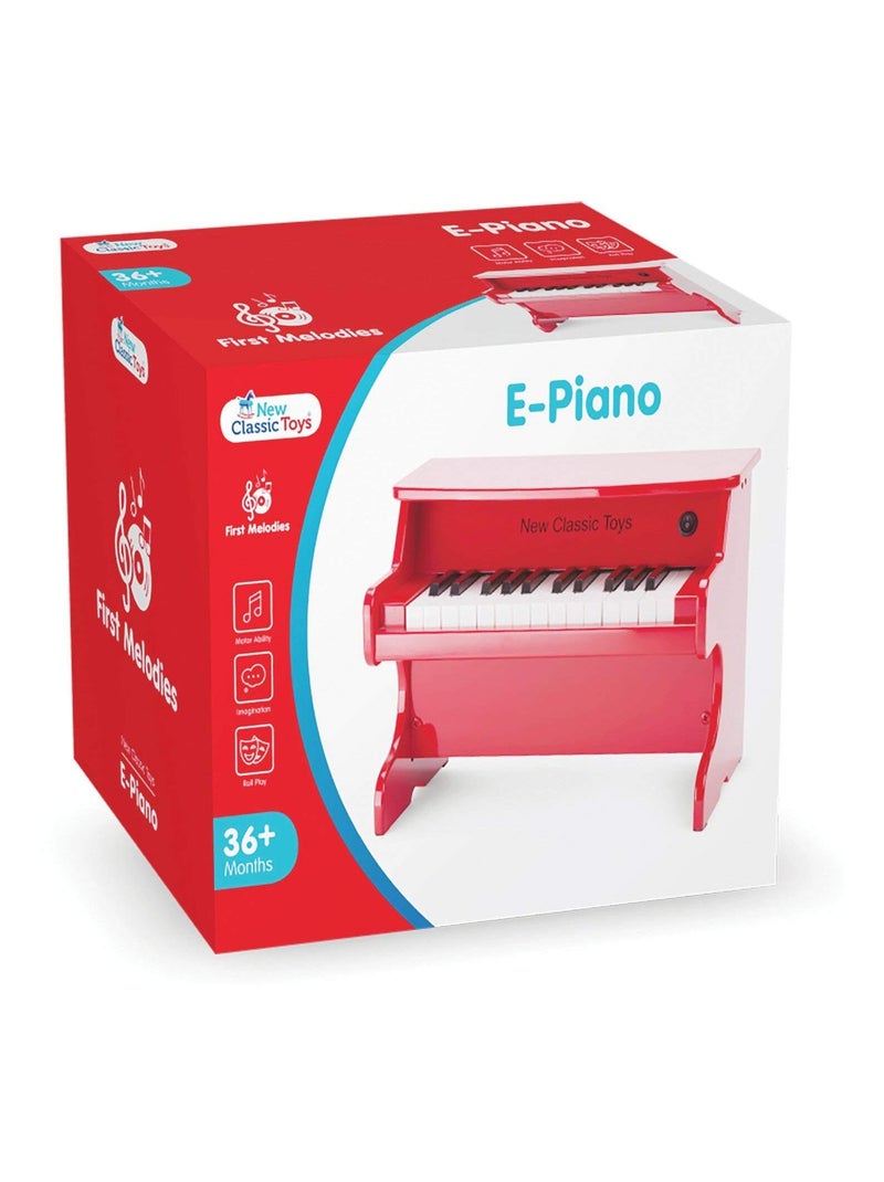 Piano Electronique rouge - 25 touches Rouge - Kiabi