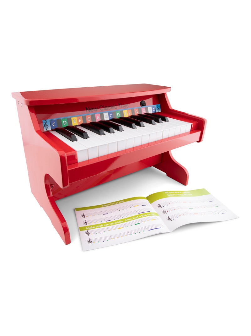 Piano Electronique rouge - 25 touches Rouge - Kiabi