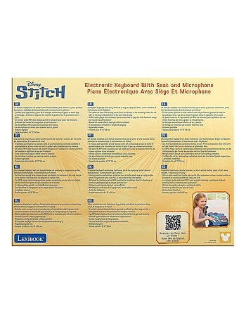 Piano électronique Stitch avec siege et microphone