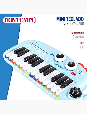 Piano jouet pour enfants 24 touches avec effets lumineux et sonores bontempi