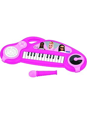 Piano ?lectronique Barbie avec effets lumineux et microphone