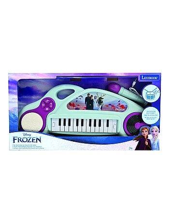 Piano ?lectronique La Reine des Neiges avec effets lumineux et microphone