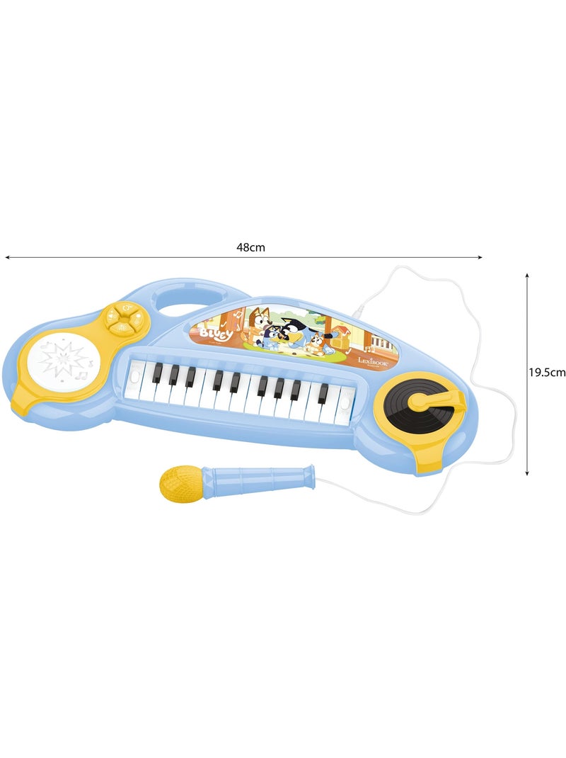 Piano ?lectronique pour enfants Bluey avec effets lumineux Bleu - Kiabi